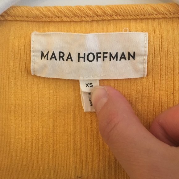 Mara Hoffman Yellow Bodysuit - Picture 4 of 4